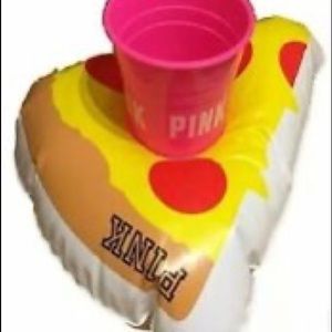 Pink Pizza Cup Holder Float